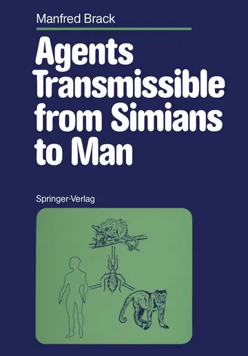 Cover of Agents Transmissible from Simians to Man