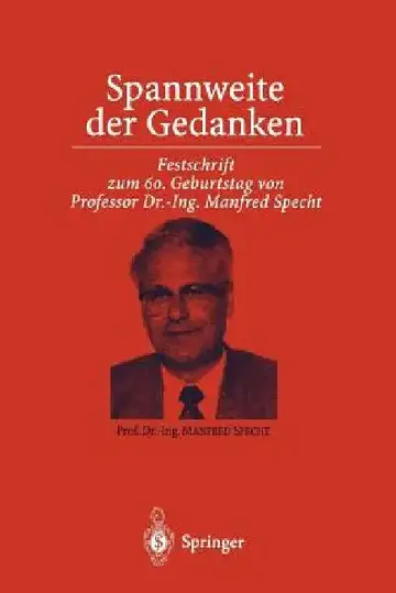 Cover of Spannweite Der Gedanken