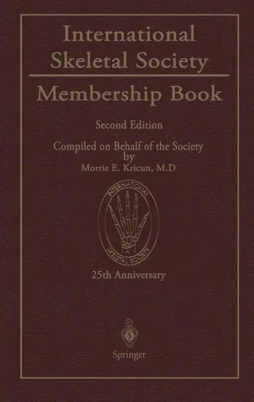 Cover of International Skeletal Society Membership Book