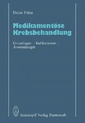 Cover of Medikamentöse Krebsbehandlung