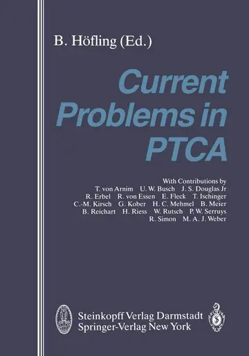 Cover of Current Problems in Ptca