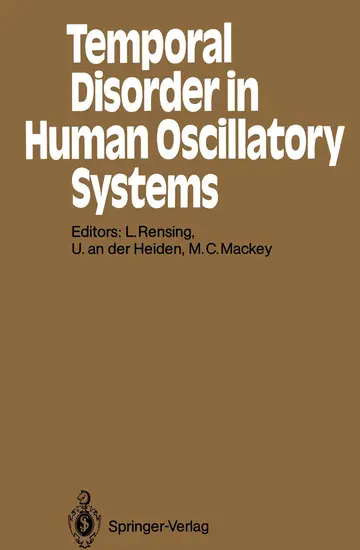 Cover of Temporal Disorder in Human Oscillatory Systems