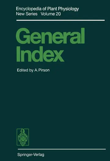 Cover of General Index