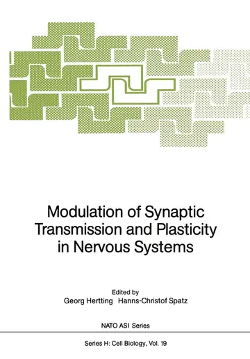 Cover of Modulation of Synaptic Transmission and Plasticity in Nervous Systems