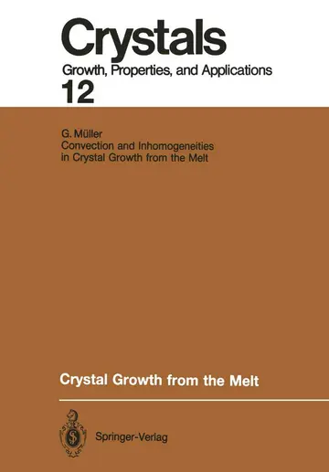 Cover of Crystal Growth from the Melt