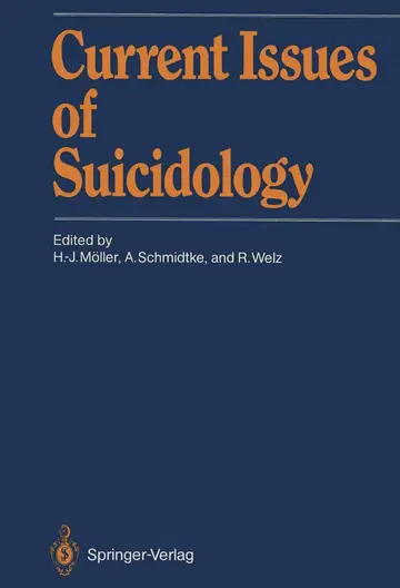 Cover of Current Issues of Suicidology