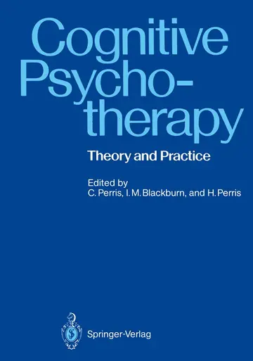 Cover of Cognitive Psychotherapy