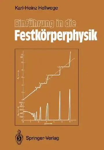 Cover of Einführung in Die Festkörperphysik