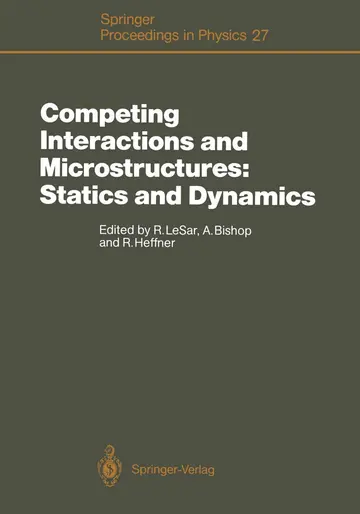 Cover of Competing Interactions and Microstructures