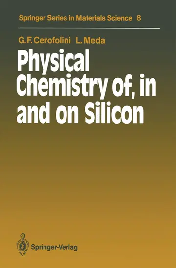 Cover of Physical Chemistry Of, in and on Silicon