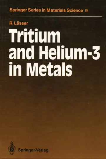 Cover of Tritium and Helium-3 in Metals