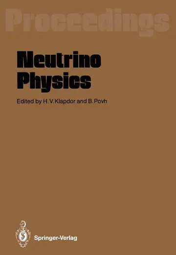 Cover of Neutrino Physics