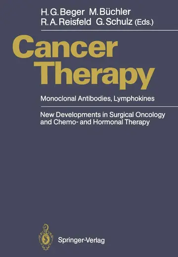 Cover of Cancer Therapy