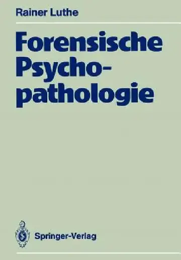 Cover of Forensische Psychopathologie