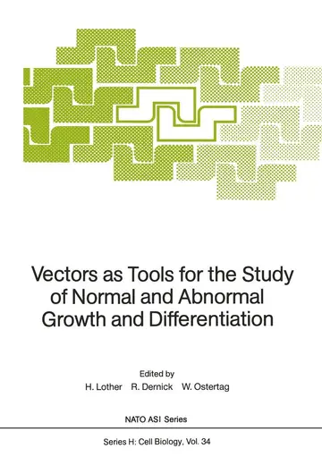 Cover of Vectors as Tools for the Study of Normal and Abnormal Growth and Differentiation