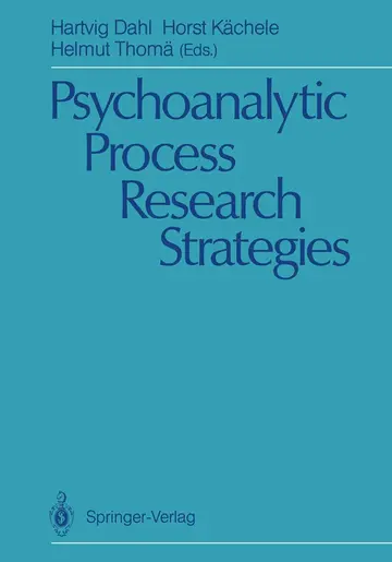 Cover of Psychoanalytic Process Research Strategies