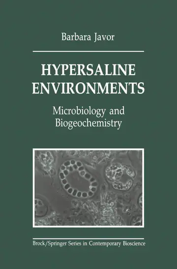 Cover of Hypersaline Environments