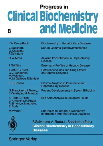 Cover of Clinical Biochemistry in Hepatobiliary Diseases
