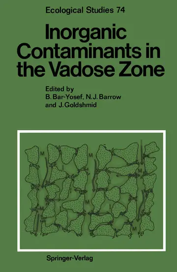 Cover of Inorganic Contaminants in the Vadose Zone