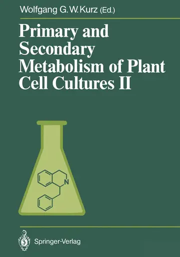 Cover of Primary and Secondary Metabolism of Plant Cell Cultures II