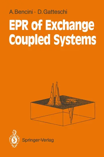 Cover of Electron Paramagnetic Resonance of Exchange Coupled Systems