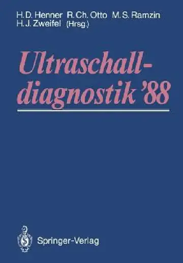 Cover of Ultraschalldiagnostik '88