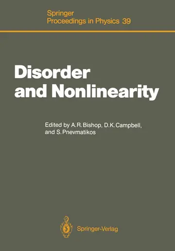Cover of Disorder and Nonlinearity