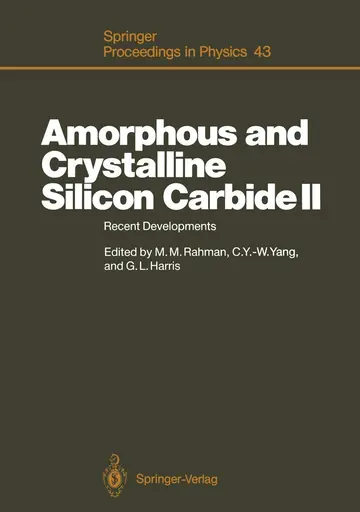 Cover of Amorphous and Crystalline Silicon Carbide II