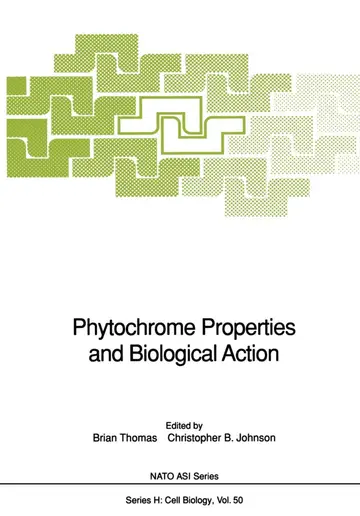 Cover of Phytochrome Properties and Biological Action