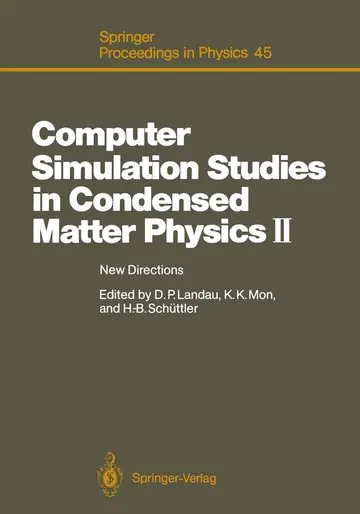 Cover of Computer Simulation Studies in Condensed Matter Physics II