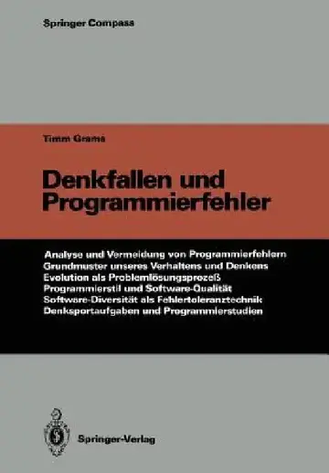 Cover of Denkfallen Und Programmierfehler