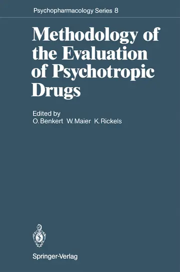 Cover of Methodology of the Evaluation of Psychotropic Drugs