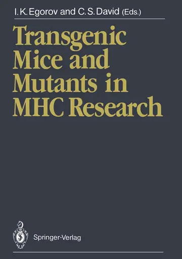 Cover of Transgenic Mice and Mutants in MHC Research