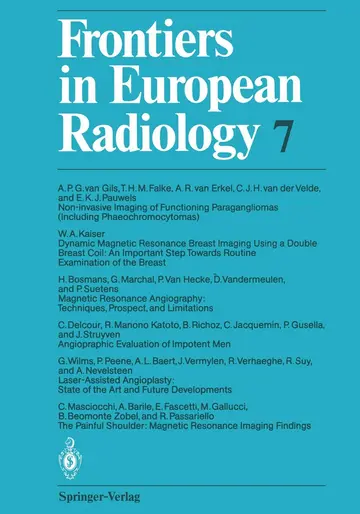Cover of Frontiers in European Radiology