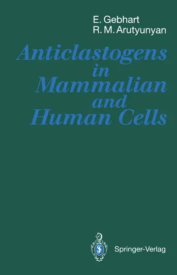 Cover of Anticlastogens in Mammalian and Human Cells
