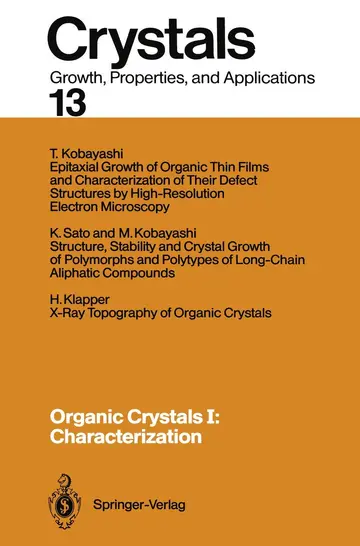 Cover of Organic Crystals I