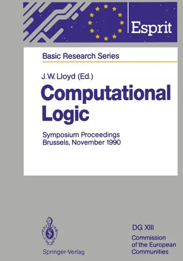 Cover of Computational Logic