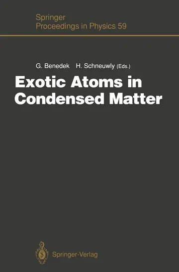 Cover of Exotic Atoms in Condensed Matter