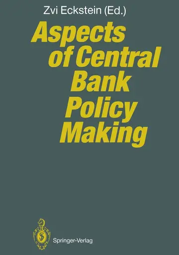 Cover of Aspects of Central Bank Policy Making