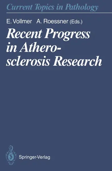 Cover of Recent Progress in Atherosclerosis Research