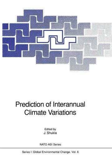 Cover of Prediction of Interannual Climate Variations