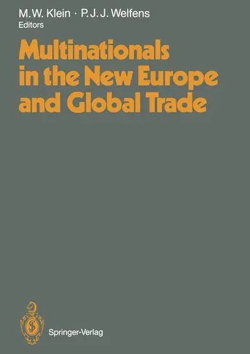 Cover of Multinationals in the New Europe and Global Trade
