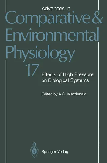 Cover of Effects of High Pressure on Biological Systems