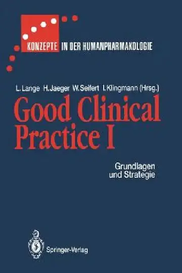 Cover of Good Clinical Practice I