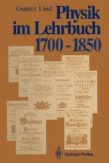 Cover of Physik Im Lehrbuch 1700-1850