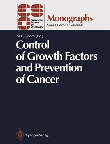 Cover of Control of Growth Factors and Prevention of Cancer