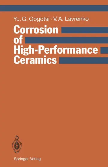 Cover of Corrosion of High-Performance Ceramics