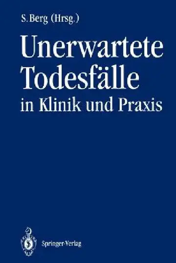 Cover of Unerwartete Todesfälle in Klinik Und PRAXIS