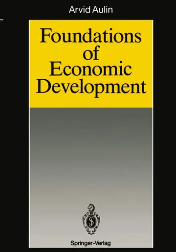 Cover of Foundations of Economic Development