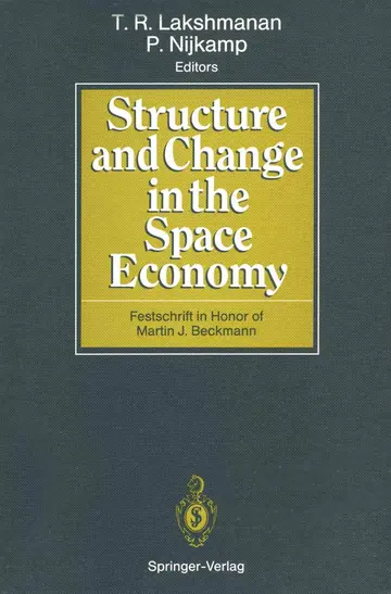 Cover of Structure and Change in the Space Economy